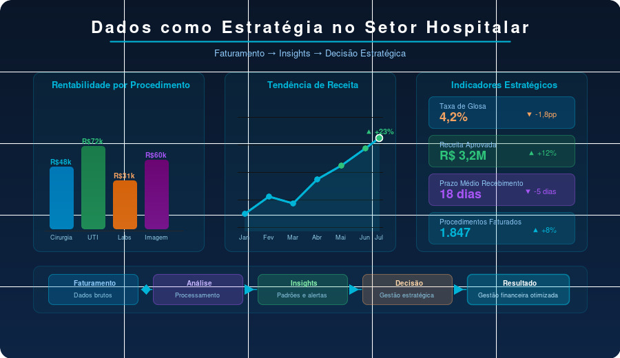 Dados como estratégia no setor hospitalar